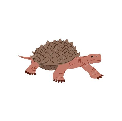 Premium Vector | Carbonemys dinosaur turtle cartoon dino character