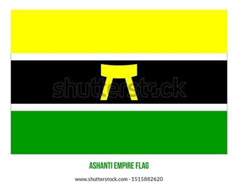 Ashanti Empire Flag Waving Vector Illustration Stock Vector (Royalty Free) 1515882620