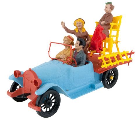 Hake's - "BEVERLY HILLBILLIES CAR" WIND-UP TOY.