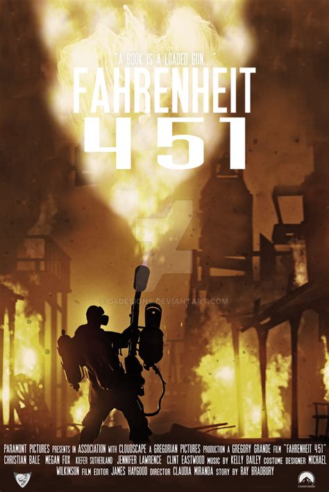 Fahrenheit 451 Movie Poster by G4Designs on DeviantArt