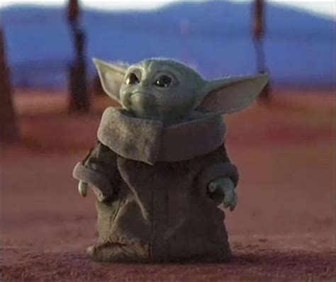 Baby Yoda Face Template