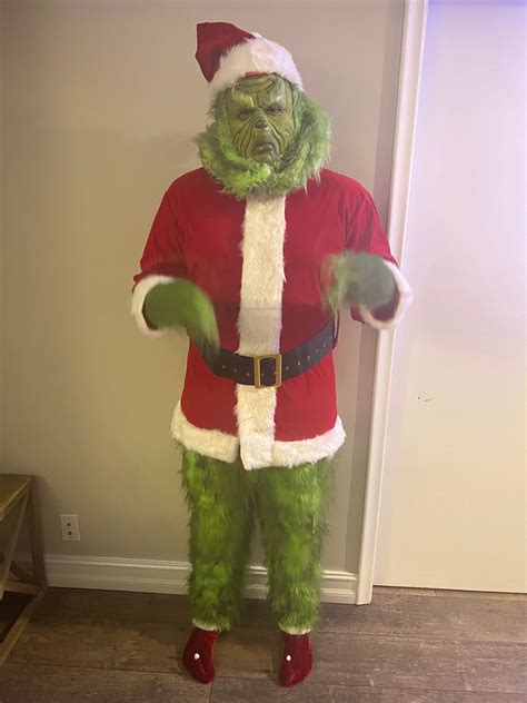 Jim Carrey Grinch Full Costume High Quality - Etsy