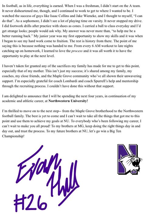 2019 3* RB Evan Hull commits to Northwestern : r/CFB