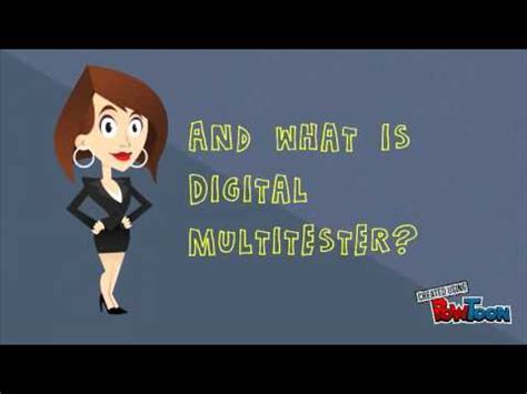 The Parts And Functions Of Multitester - YouTube