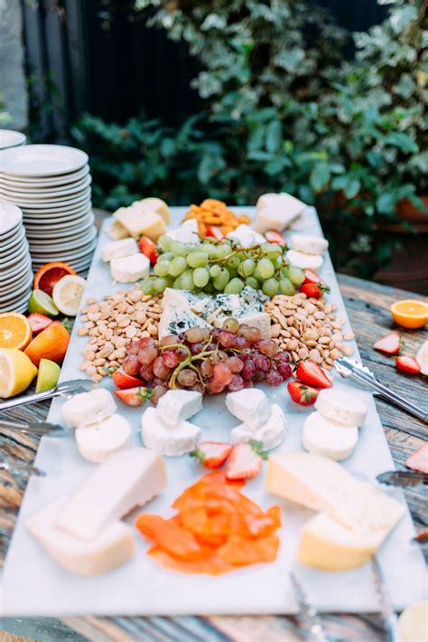 wedding-reception-cheese-plate-charcuterie-display-grapes-nuts-cheese-strawberries in 2020 ...