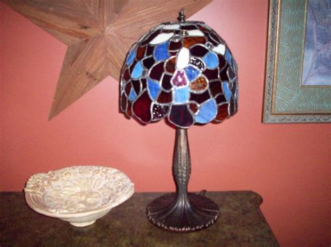 Stain glass lamp for Rosie | Stained glass lamps, Lamp, Glass lamp