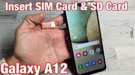 Galaxy A12: How to Insert SIM Card & SD Card🈸 Descubra as emoções do ...