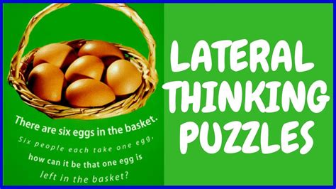 LATERAL THINKING #PUZZLES WITH ANSWERS - YouTube