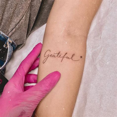 Forever Grateful Tattoo