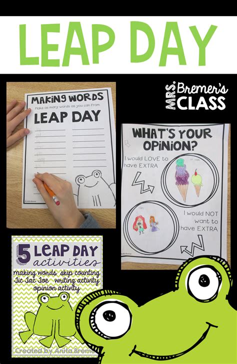 Mrs. Bremer's Class: Leap Day Activities!