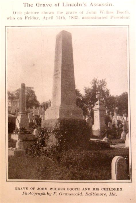 1901 Photo of John Wilkes Booth's Grave