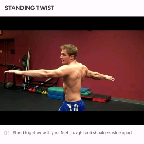 Standing Twist by Michael B. - Exercise How-to - Skimble