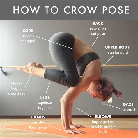 How to Crow Pose | Crow pose, Poses, Yoga positions