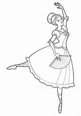 Ballerina Coloring Pages  For Kids And Adults sketch template
