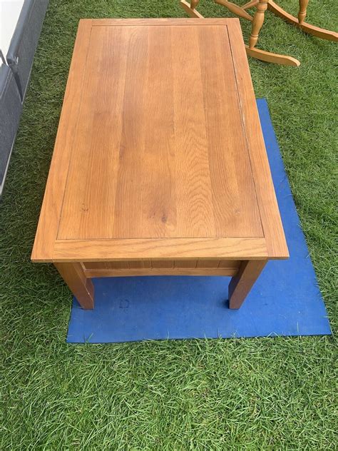 solid wood coffee table used | eBay