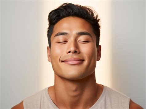 Premium AI Image | asian man emotional dynamic gestures