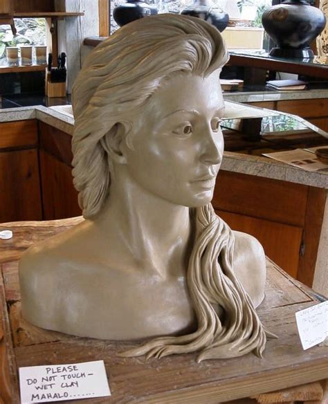 Elegant Ceramic Bust Sculpture