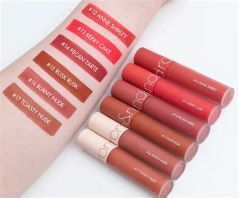 romand - Zero Velvet Tint Baked Velvet Series - 4 Colors | YesStyle | Lip lacquer, Lip tint ...
