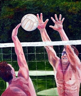 Volleyball Paintings for Sale - Pixels