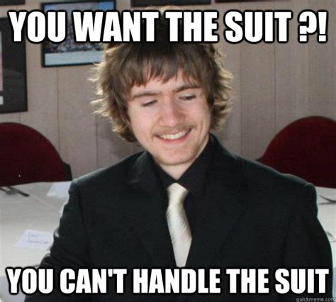 Birthday Suit awww yeah - Suited Dave - quickmeme