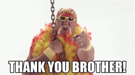 Thank You Brother GIF - HulkHogan ThankYouBrother ThankYou - Discover & Share GIFs