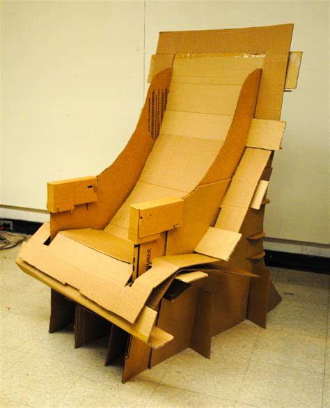 Cool Cardboard Chairs Created by Architecture Students - MS CHANG'S ART ...