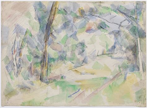 Forest Path 1904 06 Painting by Paul Cezanne Paintings - Fine Art America