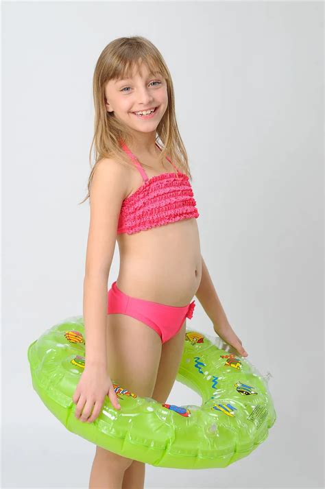 2015 new kids swimsuit Two piece swimsuit junior girls swimsuit girl ...