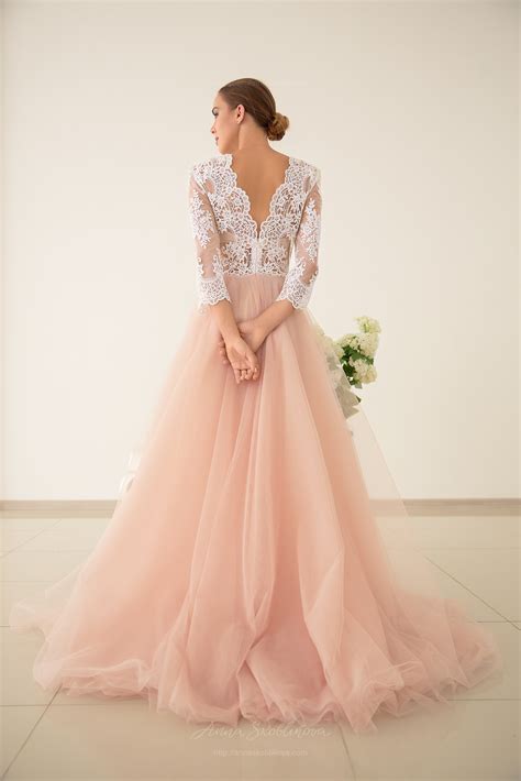 Pink Colored Wedding Dresses