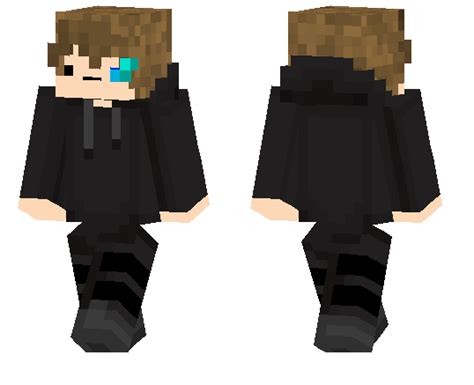 Man in Black Hoodie | Minecraft PE Skins