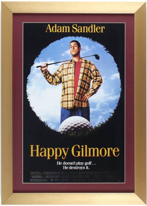 "Happy Gilmore" 15x21 Custom Framed Poster Display | Pristine Auction