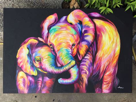 Pin by anita on Animaux | Elephant painting, Elephant art, Acyrlic painting
