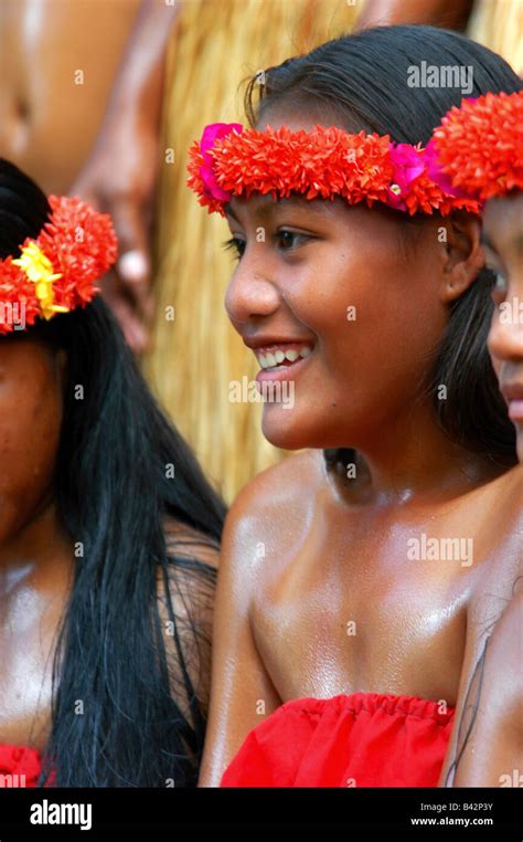 Local Girls at Pohnpei Caroline Islands Senyavin Islands Pacific Stock Photo, Royalty Free Image ...