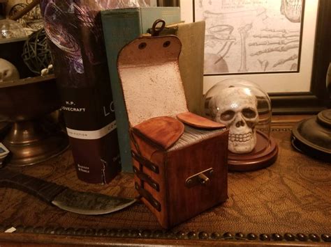 Leather Deck Box - Etsy