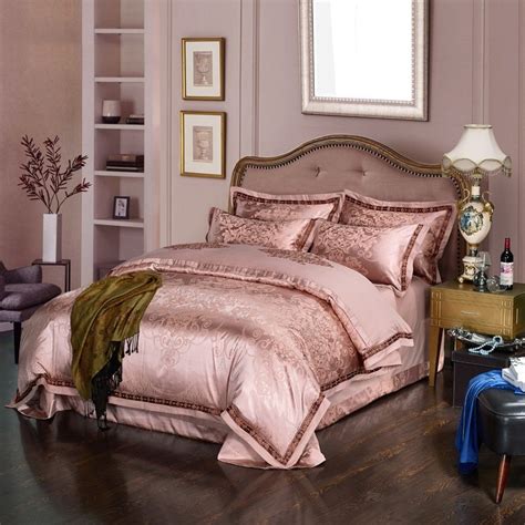 Rose Gold Queen Bedding Set - Hanaposy