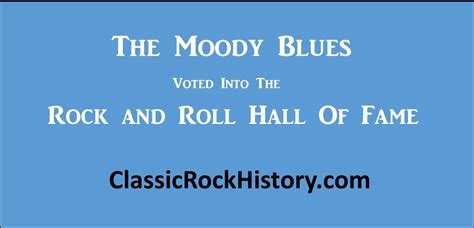 Moody Blues Voted Into Rock and Roll Hall of Fame - ClassicRockHistory.com