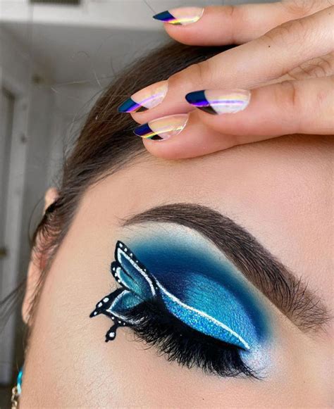 Butterfly Hot Makeup Trends for the Season : Blue Butterfly Effect I Take You | Wedding Readings ...