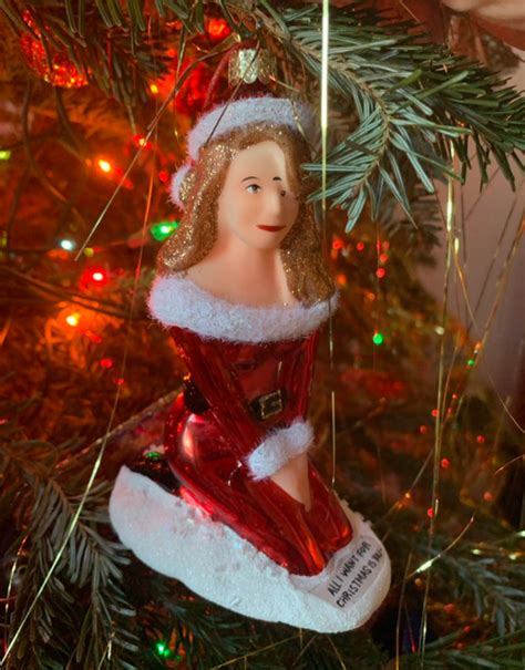 This Mariah Carey Christmas ornament is horrifying