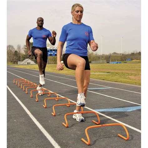 New Athletic Exercise Training Step Hurdle 18 In. Equipment Nr