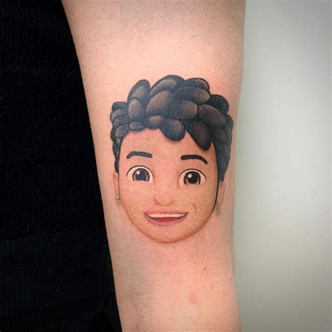 Smile Emoji Tattoo