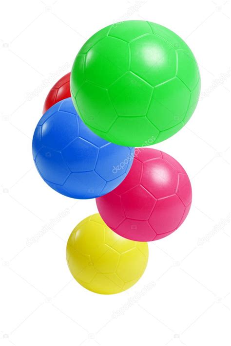 Colorful plastic soccer balls — Stock Photo © design56 #6350719