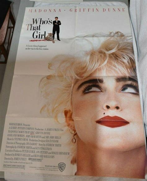 Original "Who's That Girl" Movie Poster, 40x27, Madonna | #4555788385