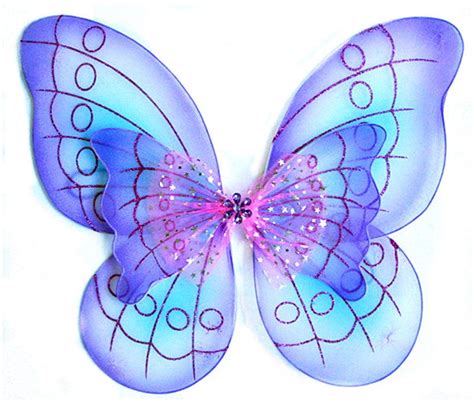 Costume Accessory Purple Glitter Children Two-Tone Butterfly Wings - Walmart.com - Walmart.com