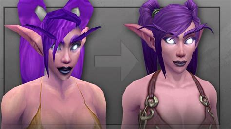 World of Warcraft's new female Night Elf model revealed | PC Gamer