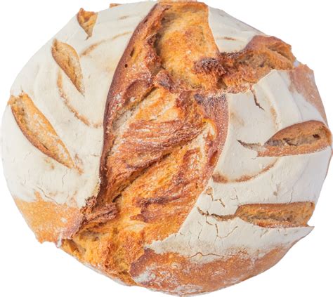 cutout sourdough bread on transparent background. 10171041 PNG