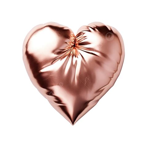 Rose Gold Metallic Heart, Pink, Rose Gold, Metallic PNG Transparent Image and Clipart for Free ...