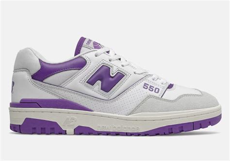 New Balance 550 White Purple BB550WR1 Release Date - SBD