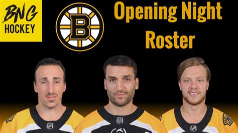 Boston Bruins 2019-20 Roster Preview - YouTube