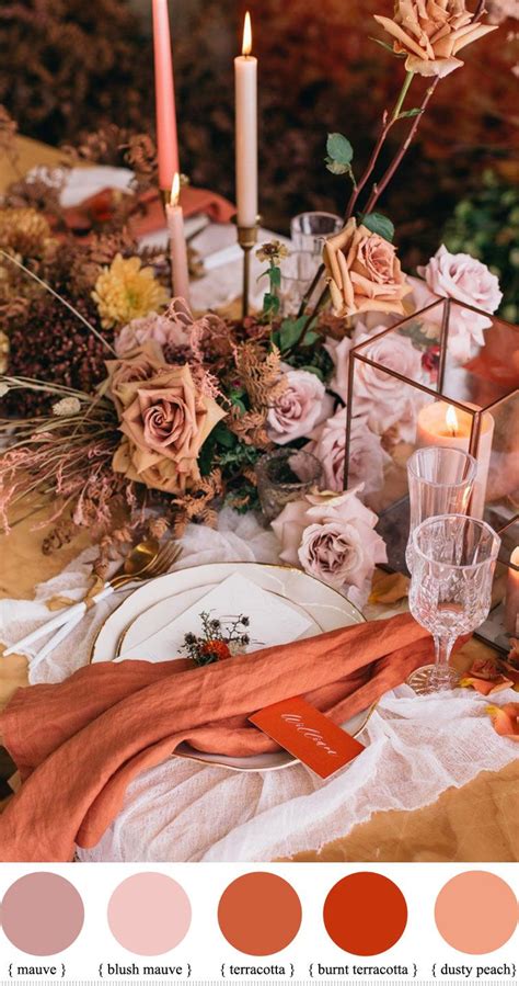 10 fabulous terracotta wedding color combos – Artofit