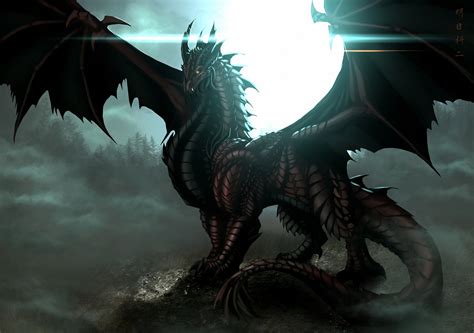 The Black Dragon HD Wallpaper